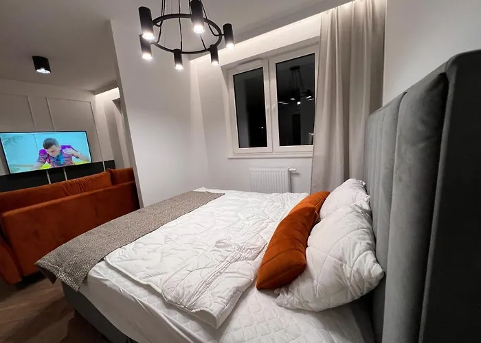 Gold Sleep We Wroclawiu Z Prywatnym Jacuzzi I Duzym Lozkiem Daire Wroclaw