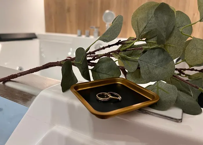 Gold Sleep We Wroclawiu Z Prywatnym Jacuzzi I Duzym Lozkiem Daire